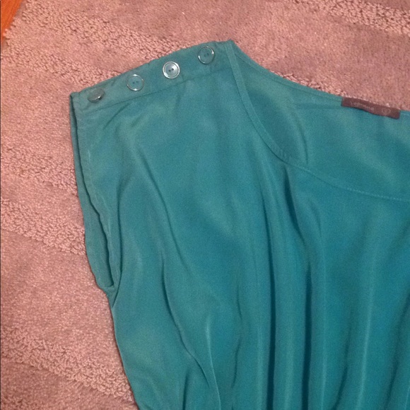 Teal Cinch Dress - Picture 3 of 3